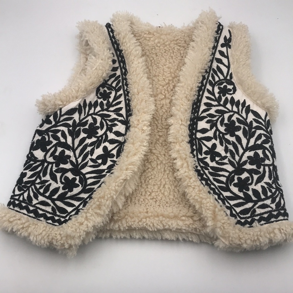 NWOT Free People Noelle Sherpa Vest - Picture 5 of 8